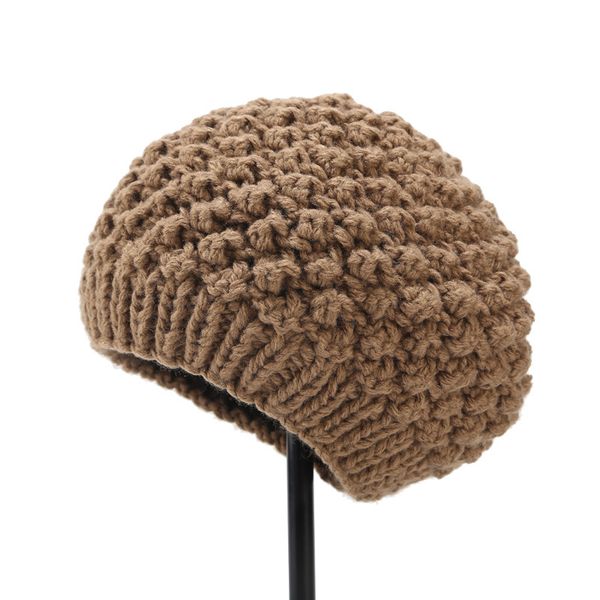 berets hat women's handmade pineapple pattern beret retro pumpkin autumn and winter wild warm painter, Blue;gray